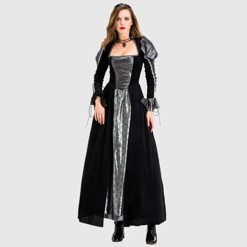 Gothic Horror Witch Costume for Halloween & Parties - Image 6