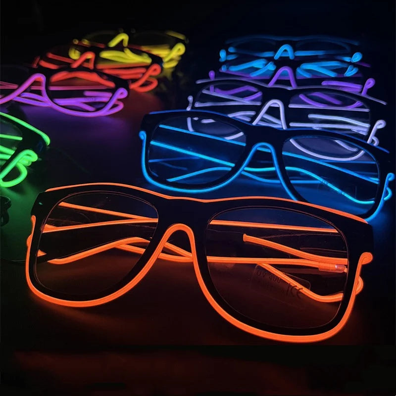 Luminous LED Flashing Glasses for Nightclub Performances
