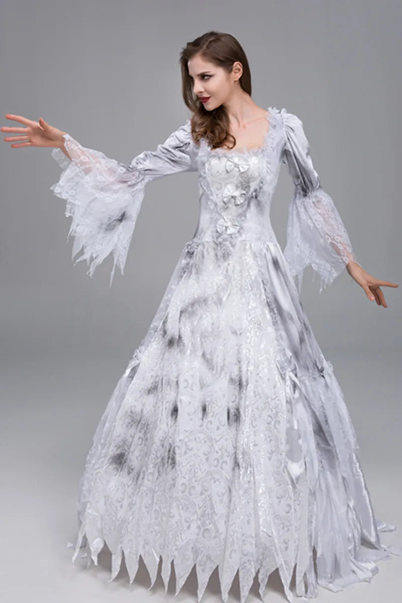 Spooky Ghost Bride Costume for Halloween and Cosplay - Image 8