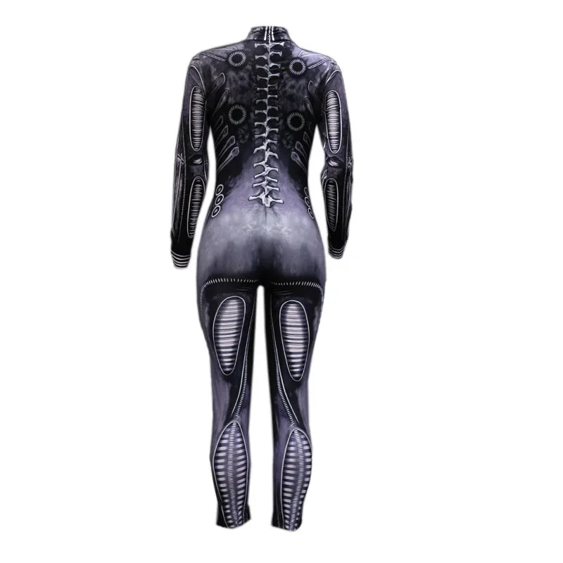 Women’s Scary Devil Ghost Jumpsuit for Halloween Cosplay - Image 17