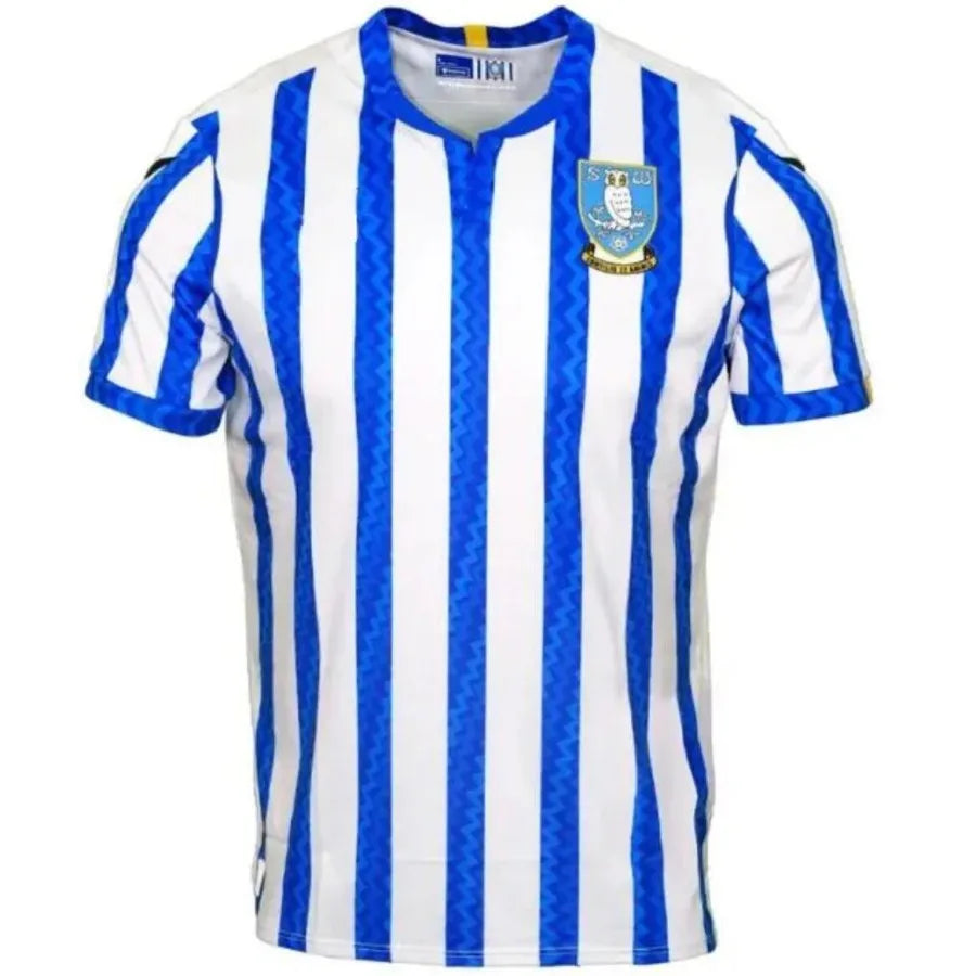 Sheffield Wednesday Home White and Blue Youth Kit Shirt