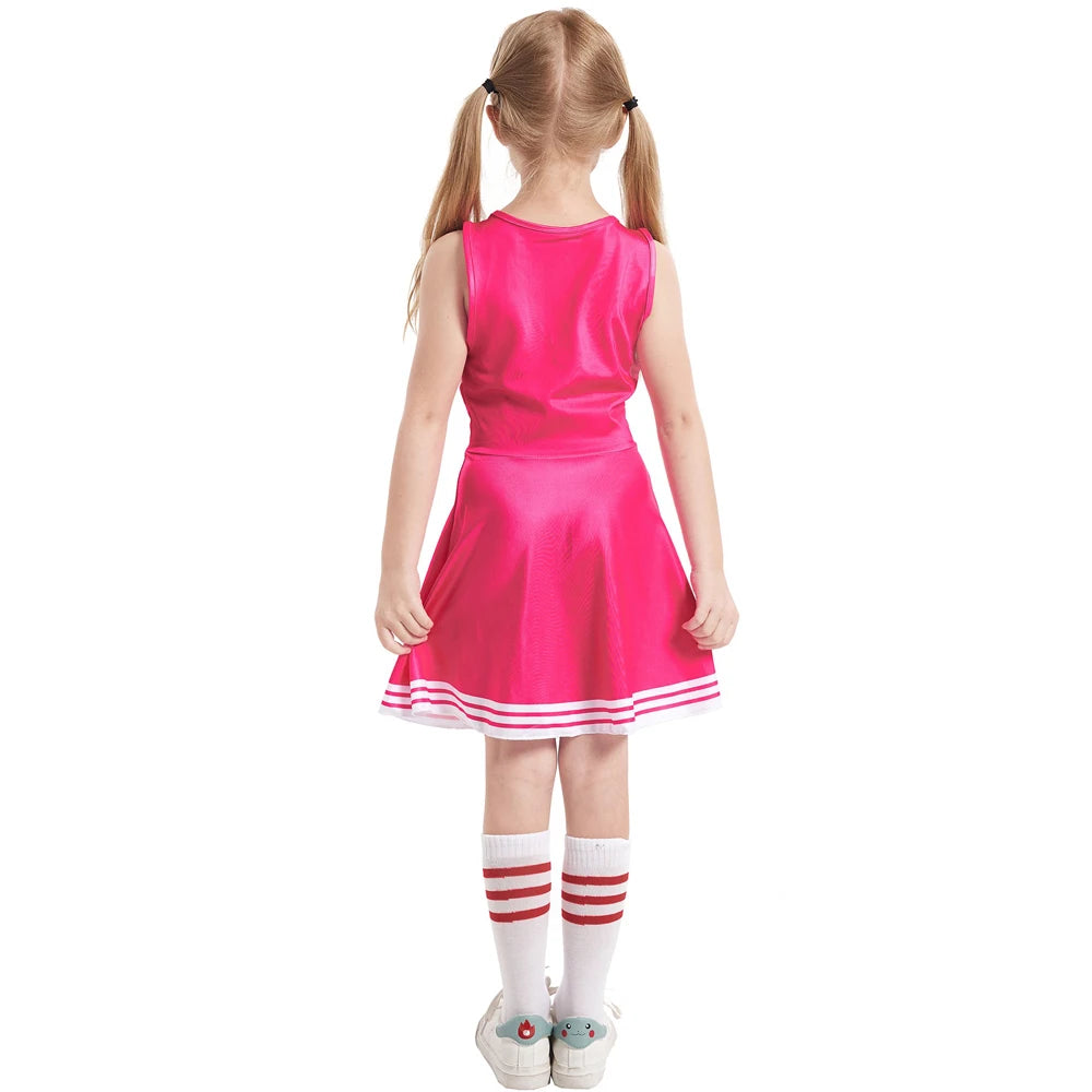 3-Piece Summer Kids' Cheerleading Tank Top Set - Image 26