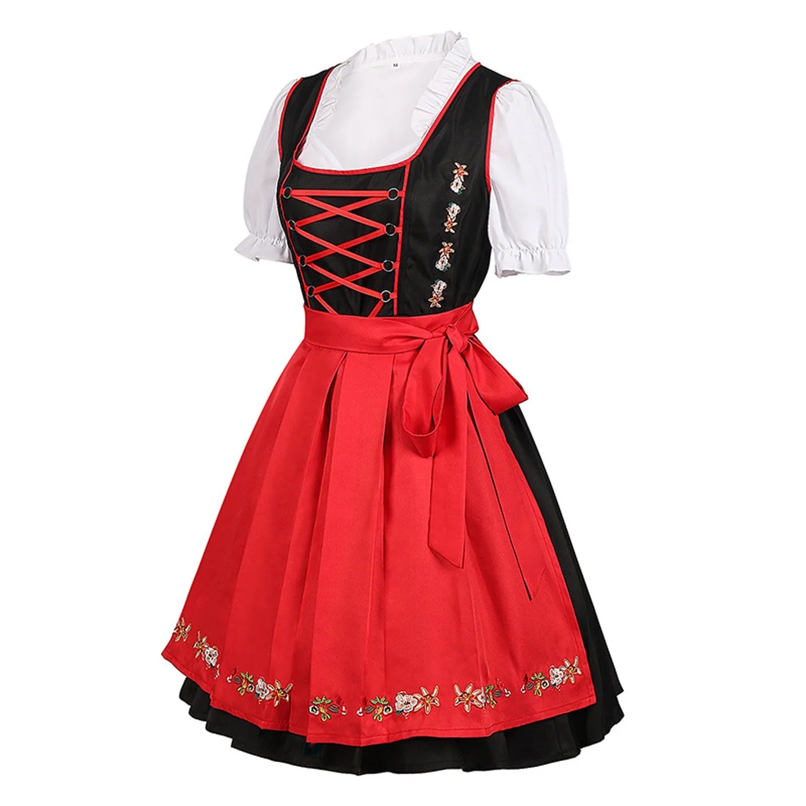 Traditional Bavarian Dirndl Dress with Apron for Oktoberfest - Image 6