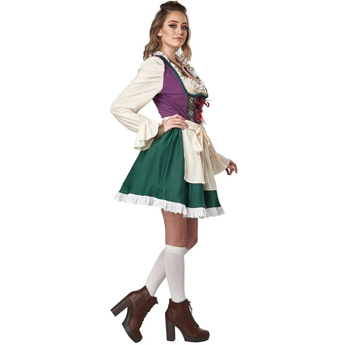 Bavarian Dirndl Costume for Oktoberfest and Carnival Celebrations - Image 2