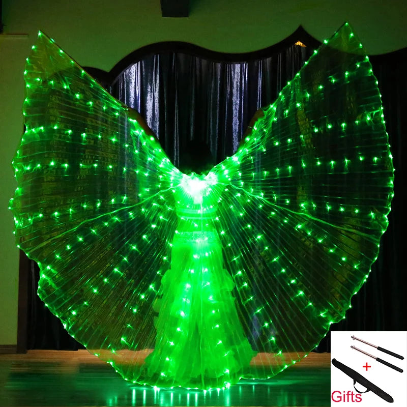 Fluorescent LED Butterfly Dance Wings for Performances - Image 6