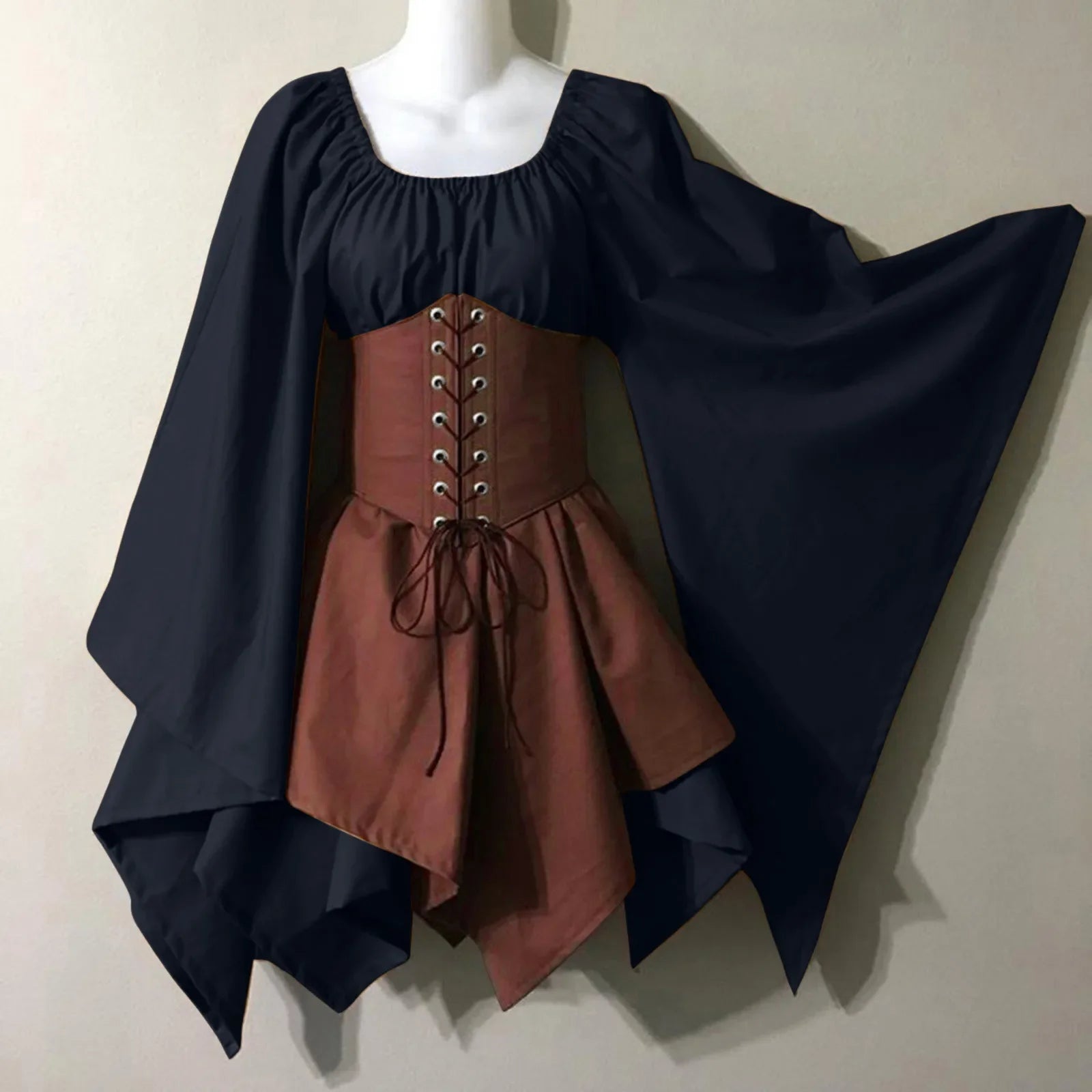 Medieval Costume Dress for Women - Halloween Cosplay Outfit - Image 5