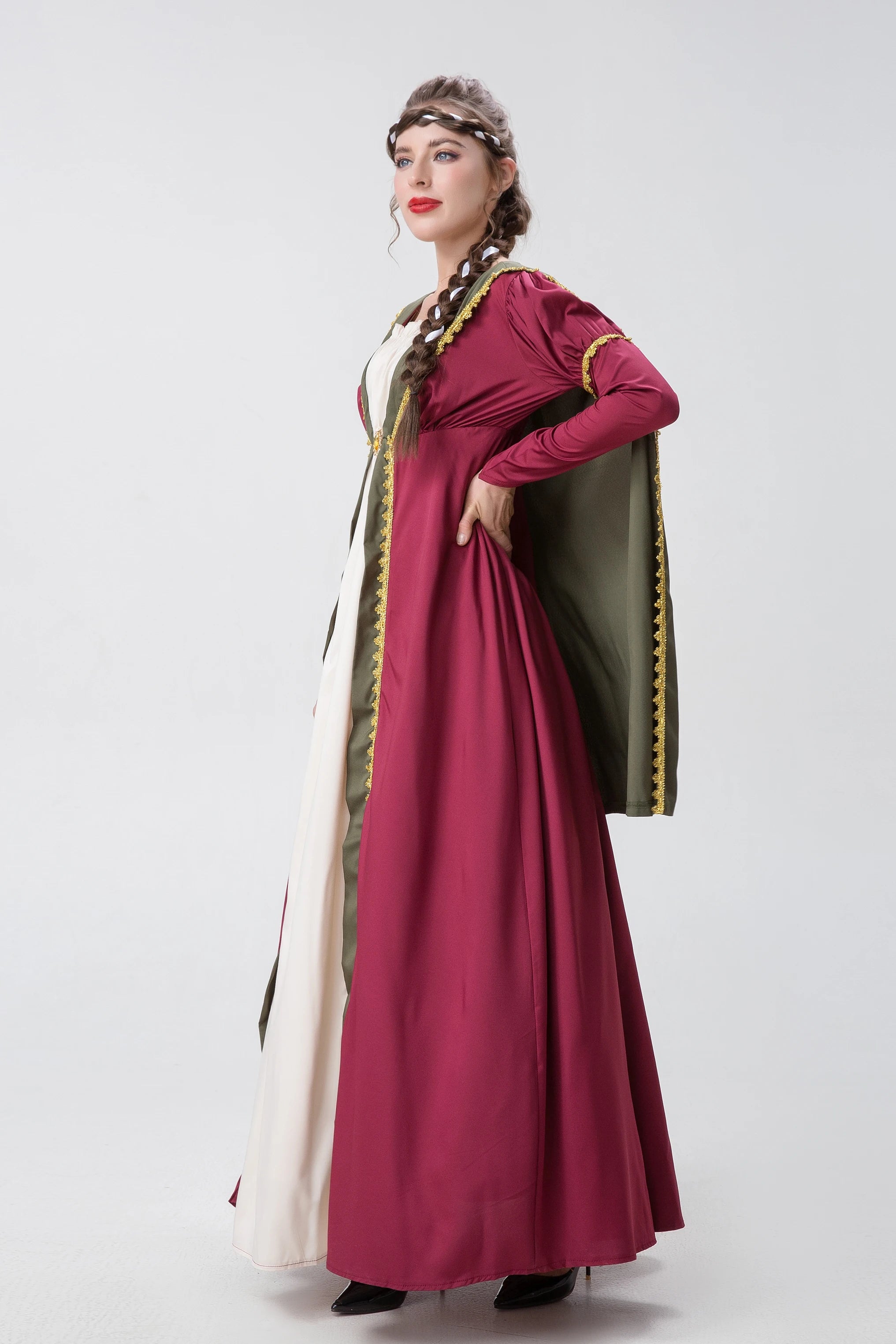 Gothic Medieval Masquerade Costume for Women and Teens - Image 5