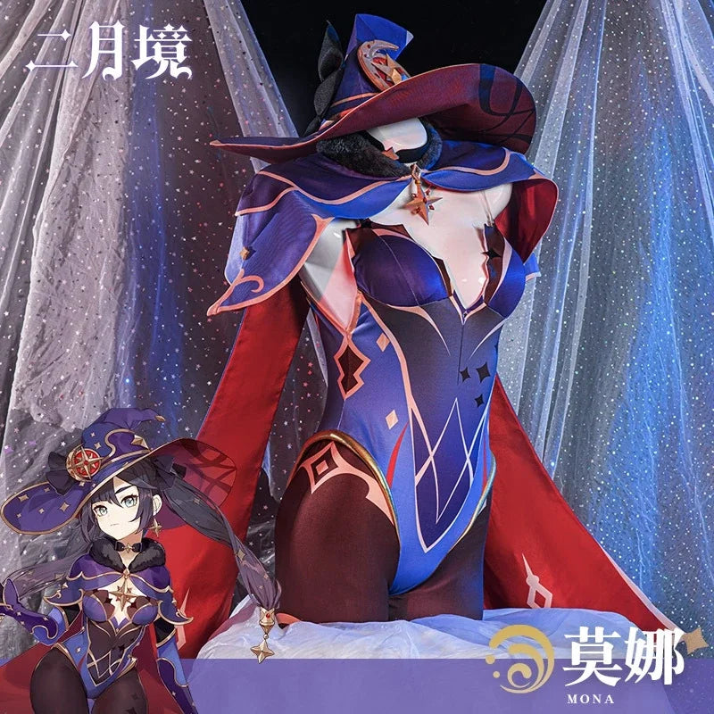 Enchanting Mondstadt Mona Cosplay Costume for Women - Image 14