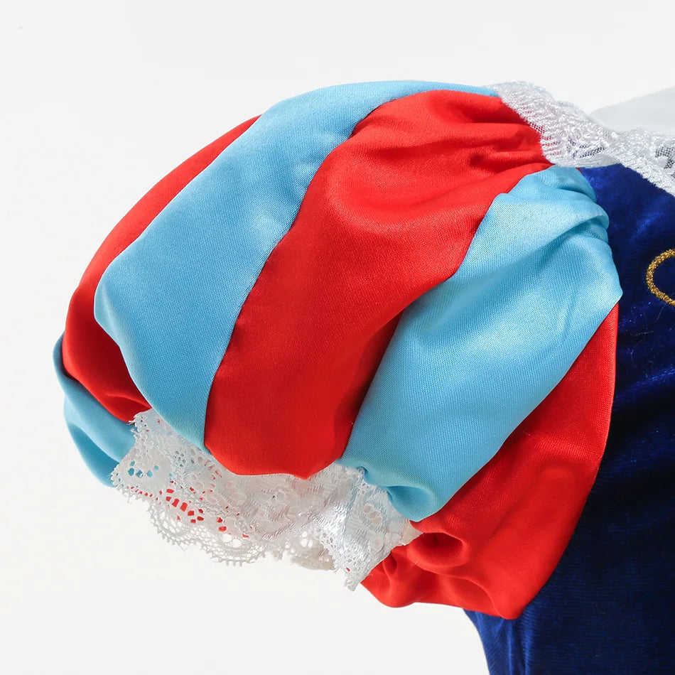 Deluxe Snow White Dress for Kids with Cloak - Image 22