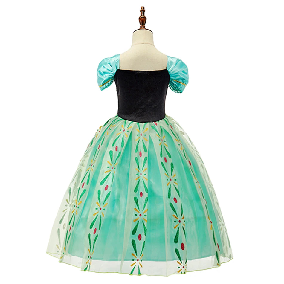 Elegant Princess Costume Dress for Girls - Summer Party & Halloween - Image 5