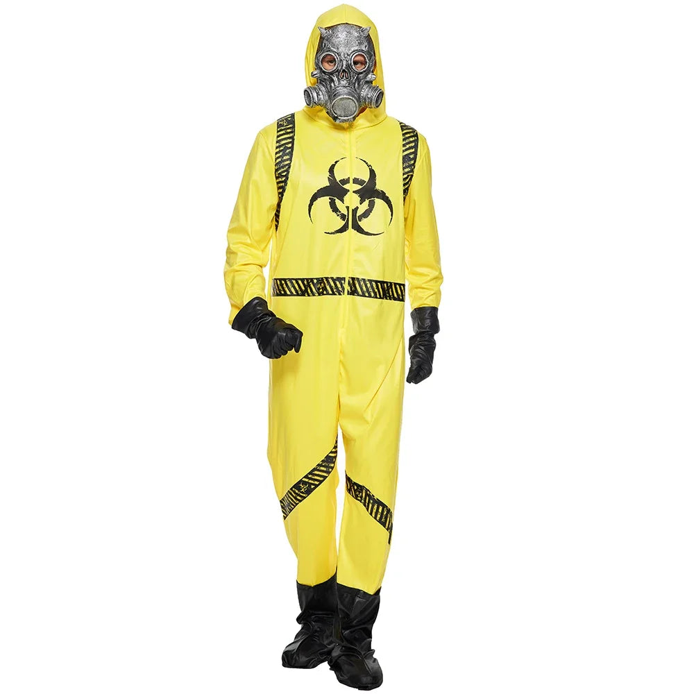 Family Biohazard Costume Set with Latex Mask & Jumpsuit - Image 20