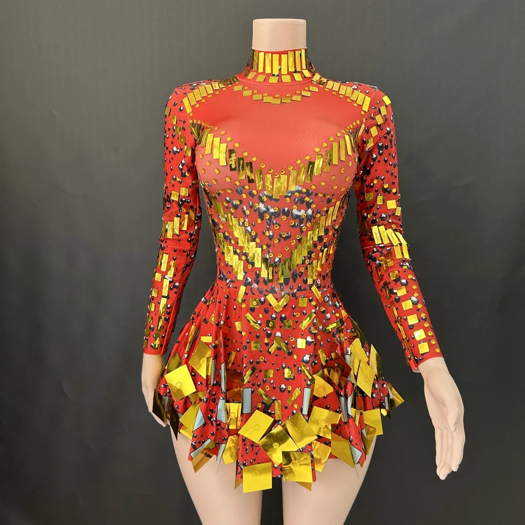 Elegant A-Line Long Sleeve Dress for Summer Parties - Image 15
