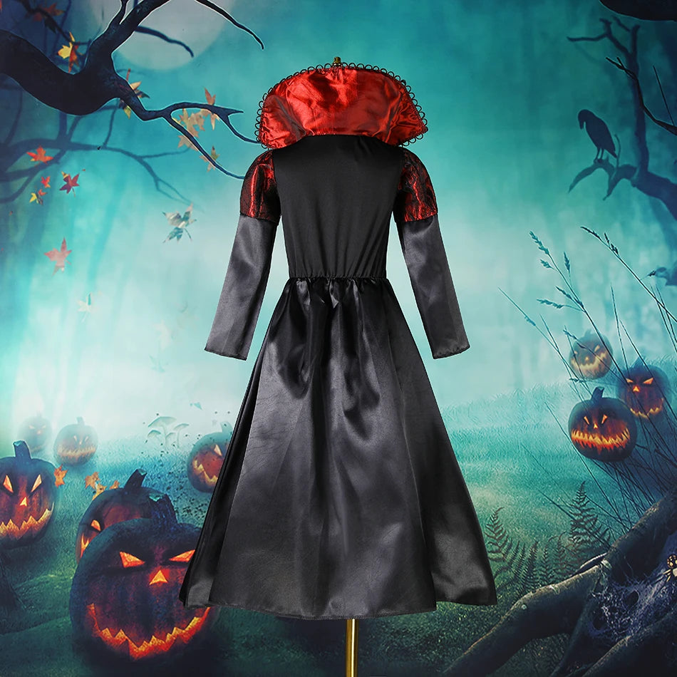 Elegant Girls Princess Vampire Ghost Bride Costume for Halloween - Image 6