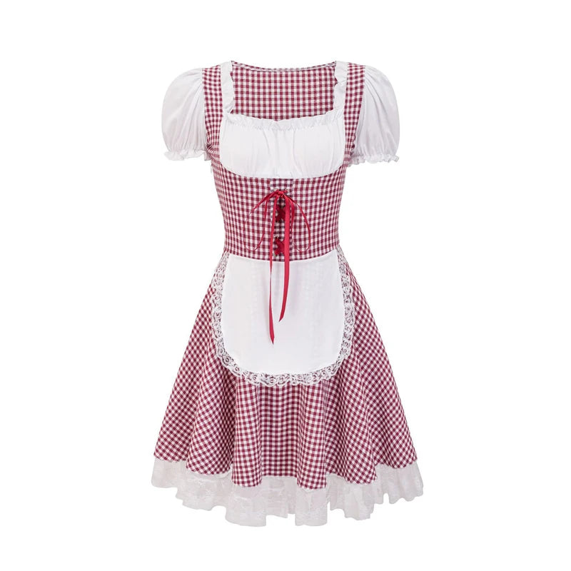 Multicolor Oktoberfest Wench Costume for Festive Parties - Image 12