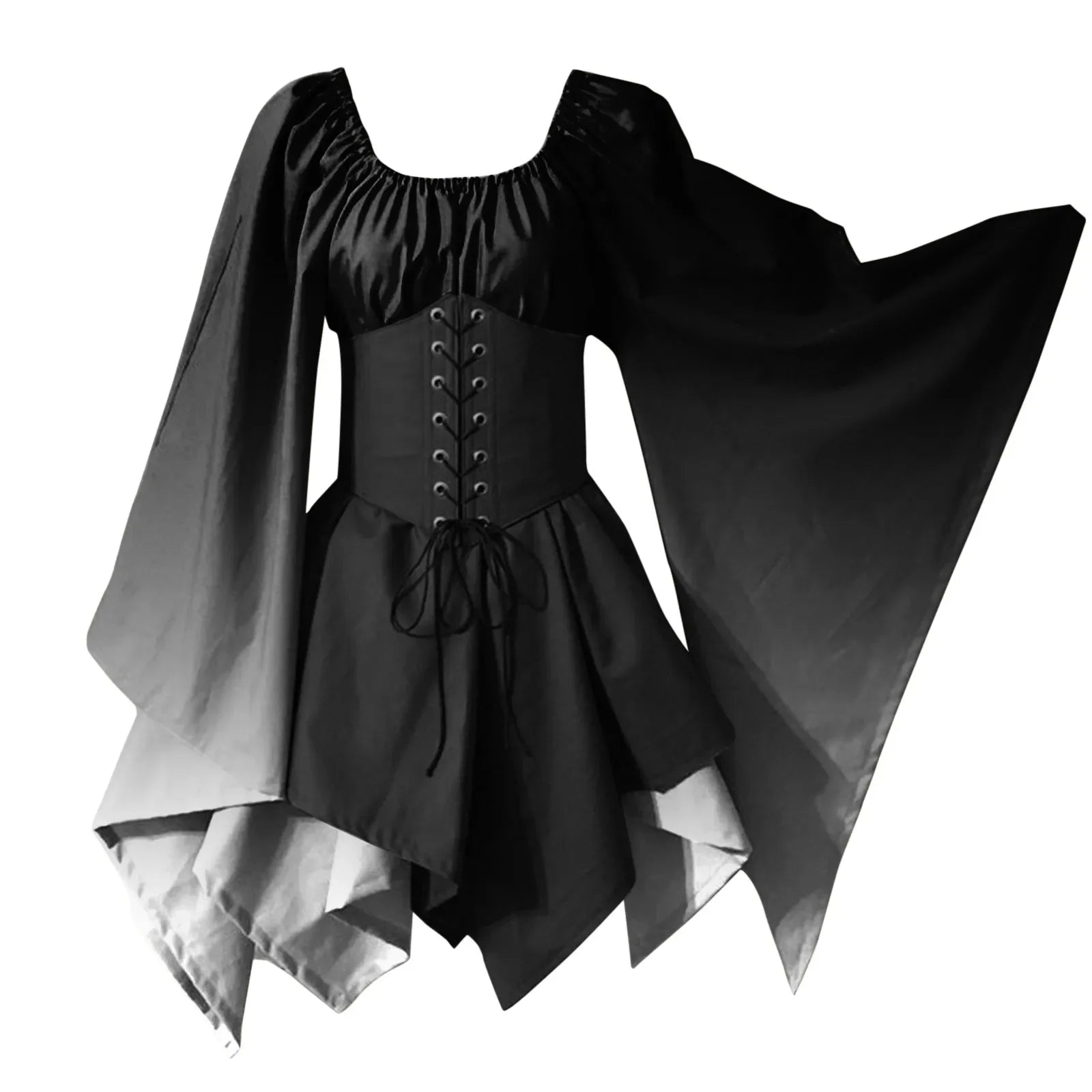 Medieval Costume Dress for Women - Halloween Cosplay Outfit - Image 12