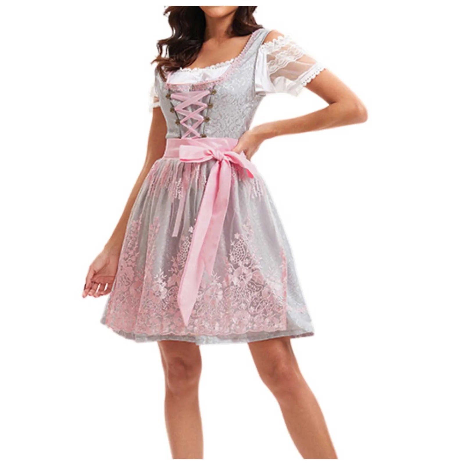 Traditional Bavarian Dirndl Dress for Oktoberfest Celebrations - Image 7