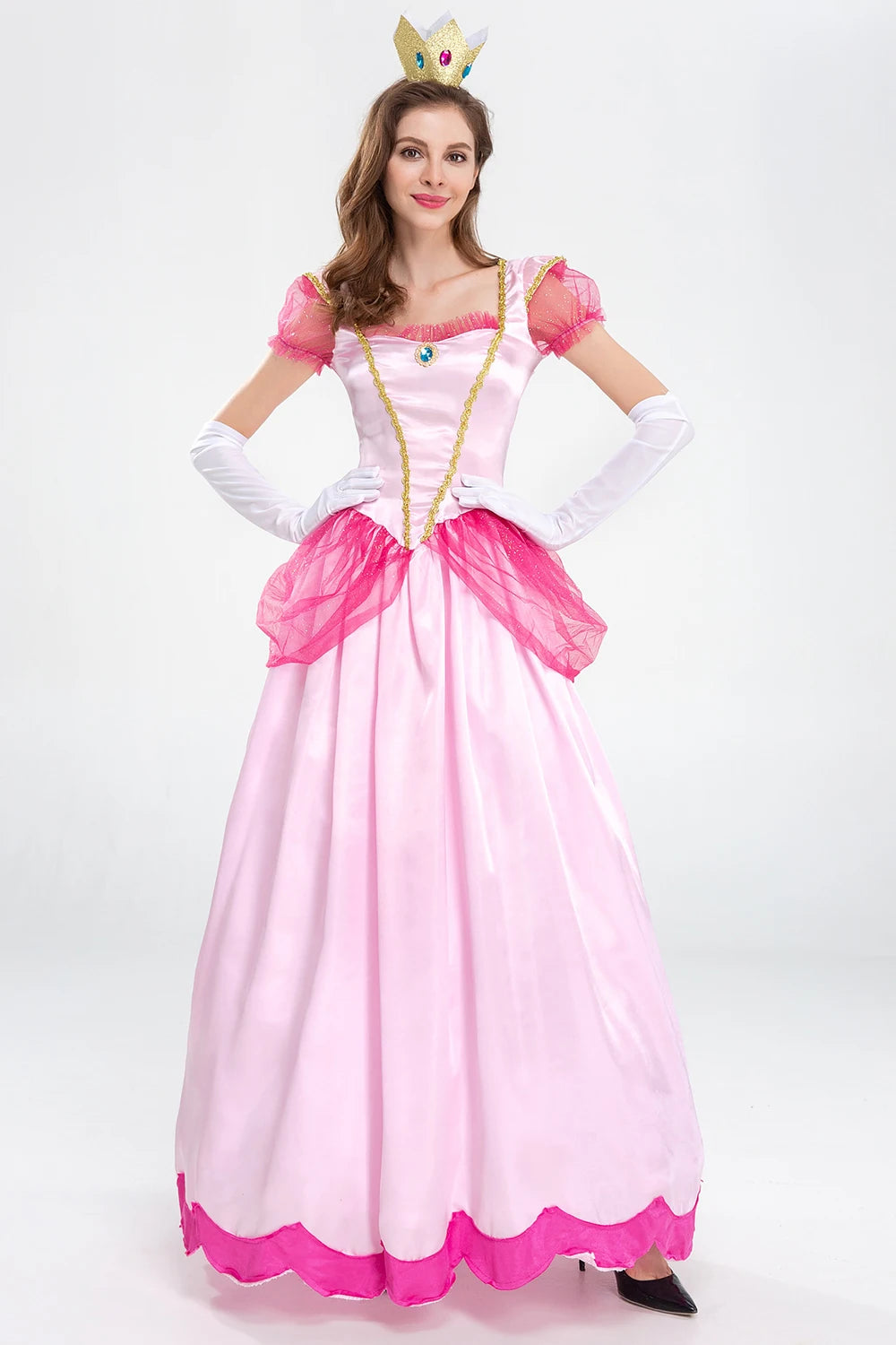 Pink Princess Aurora Cosplay Costume for Halloween Parties - Image 13