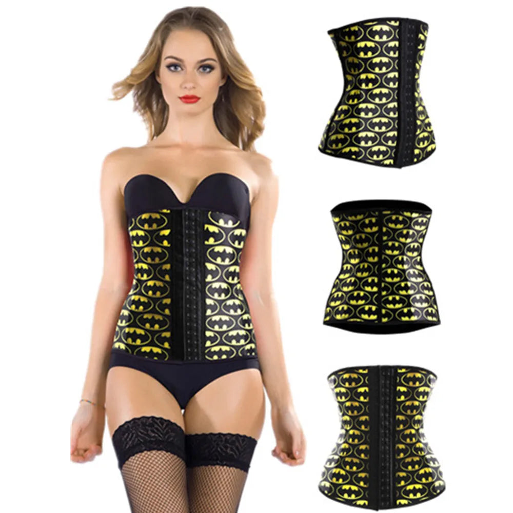 Steel Boned Underbust Latex Waist Trainer & Body Shaper - Image 20