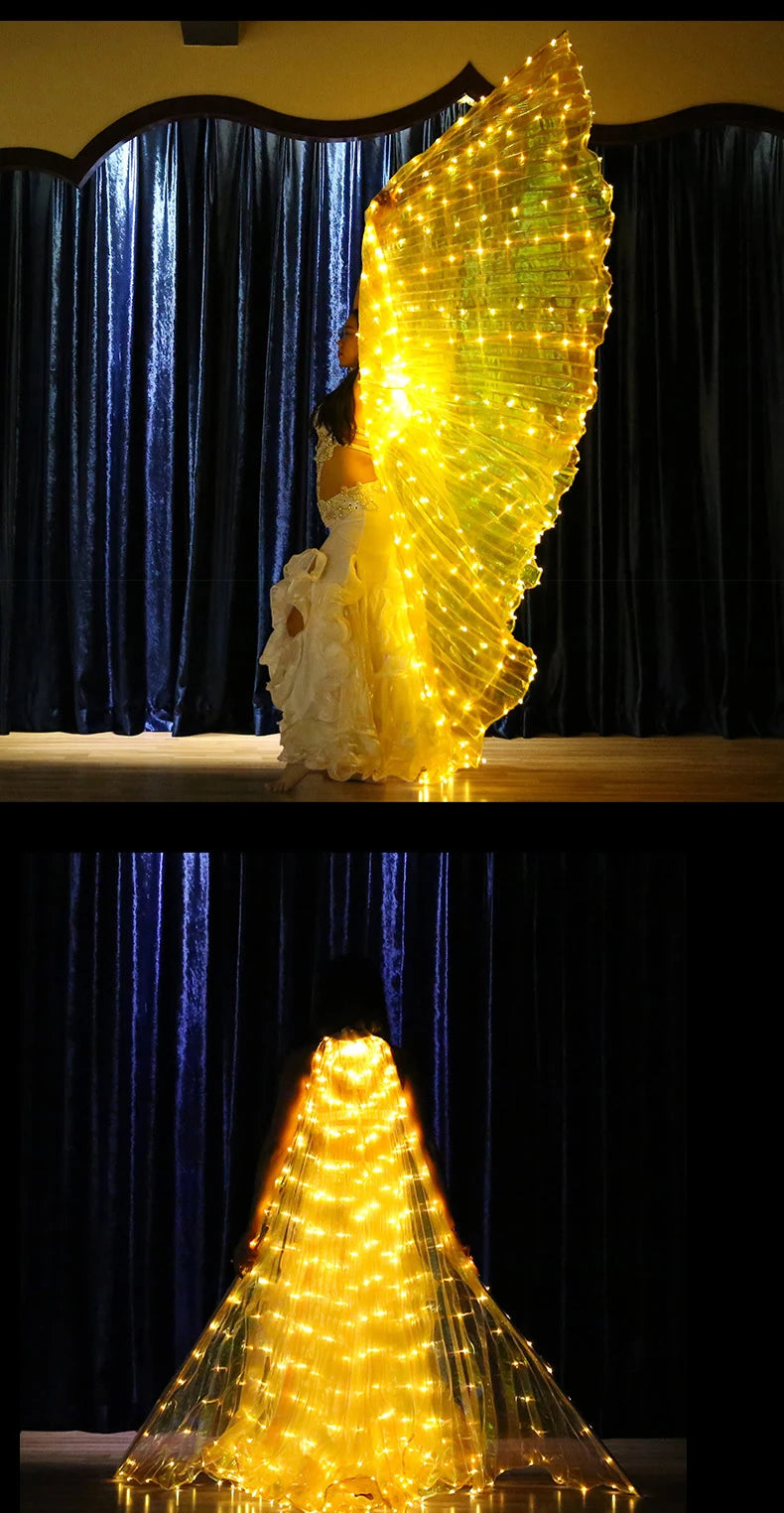 Fluorescent LED Butterfly Dance Wings for Performances - Image 44