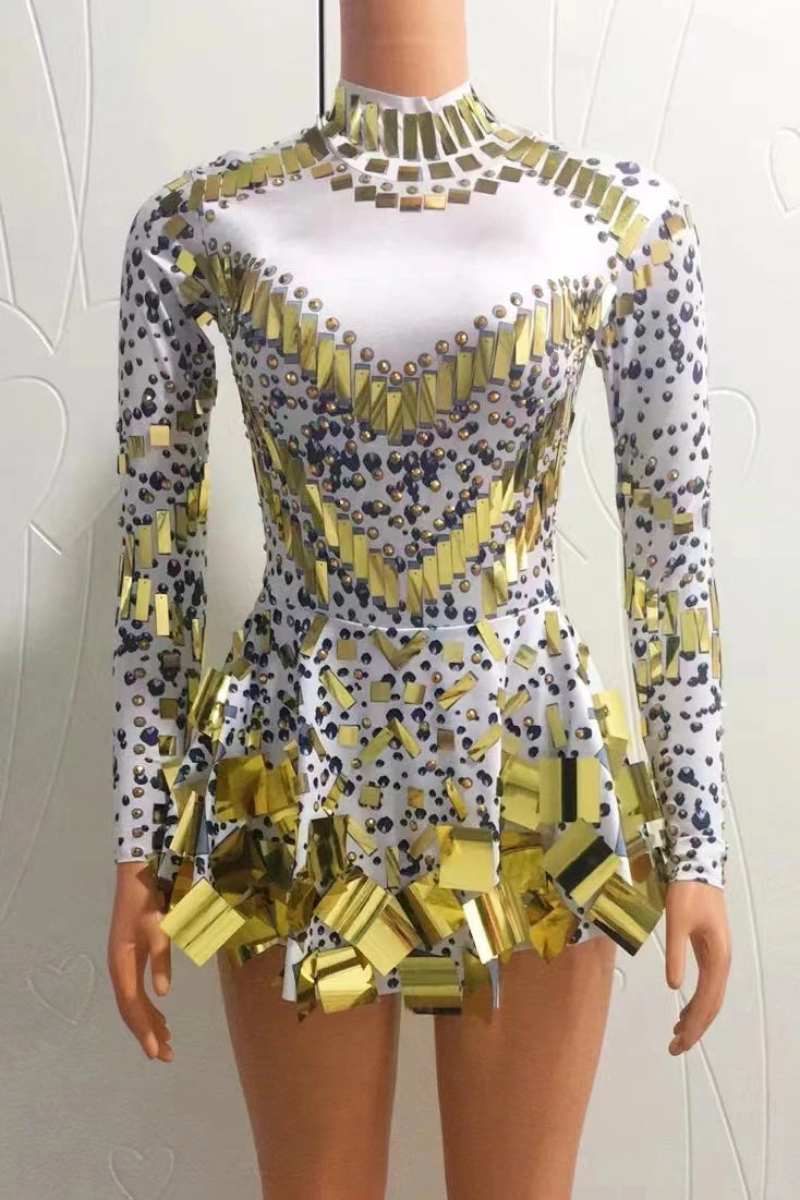 Elegant A-Line Long Sleeve Dress for Summer Parties - Image 8