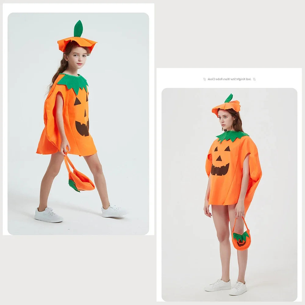 Anime Pumpkin Costume Set for Kids - Halloween Party Fun - Image 5