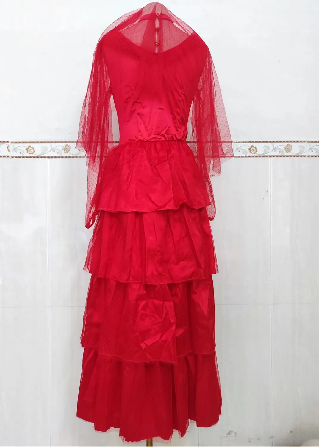 Halloween Masquerade Horror Bride Zombie Fairy Costume - Image 6