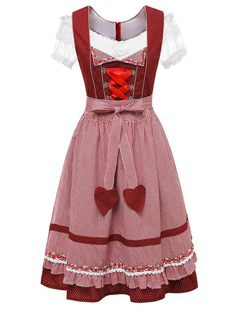 Plus Size Bavarian Oktoberfest Dirndl Dress for Festivals - Image 4