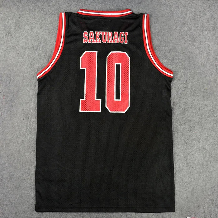 Shohoku High School Hanamichi Sakuragi Basketball Jersey Costume - Image 29