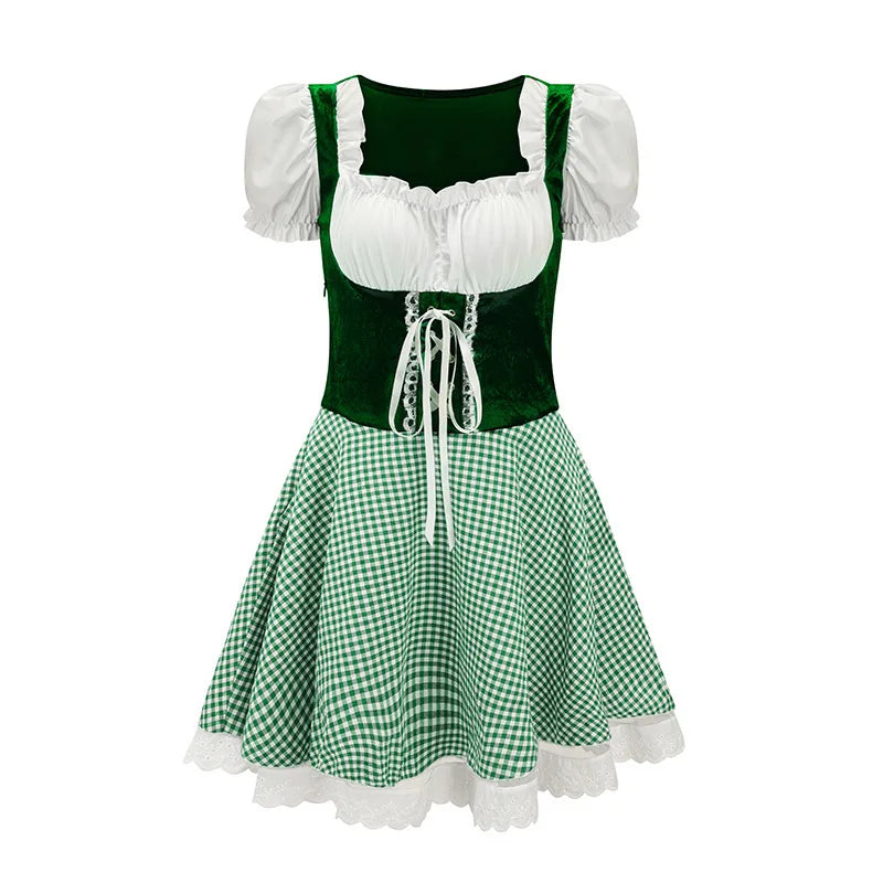 Multicolor Oktoberfest Wench Costume for Festive Parties - Image 3