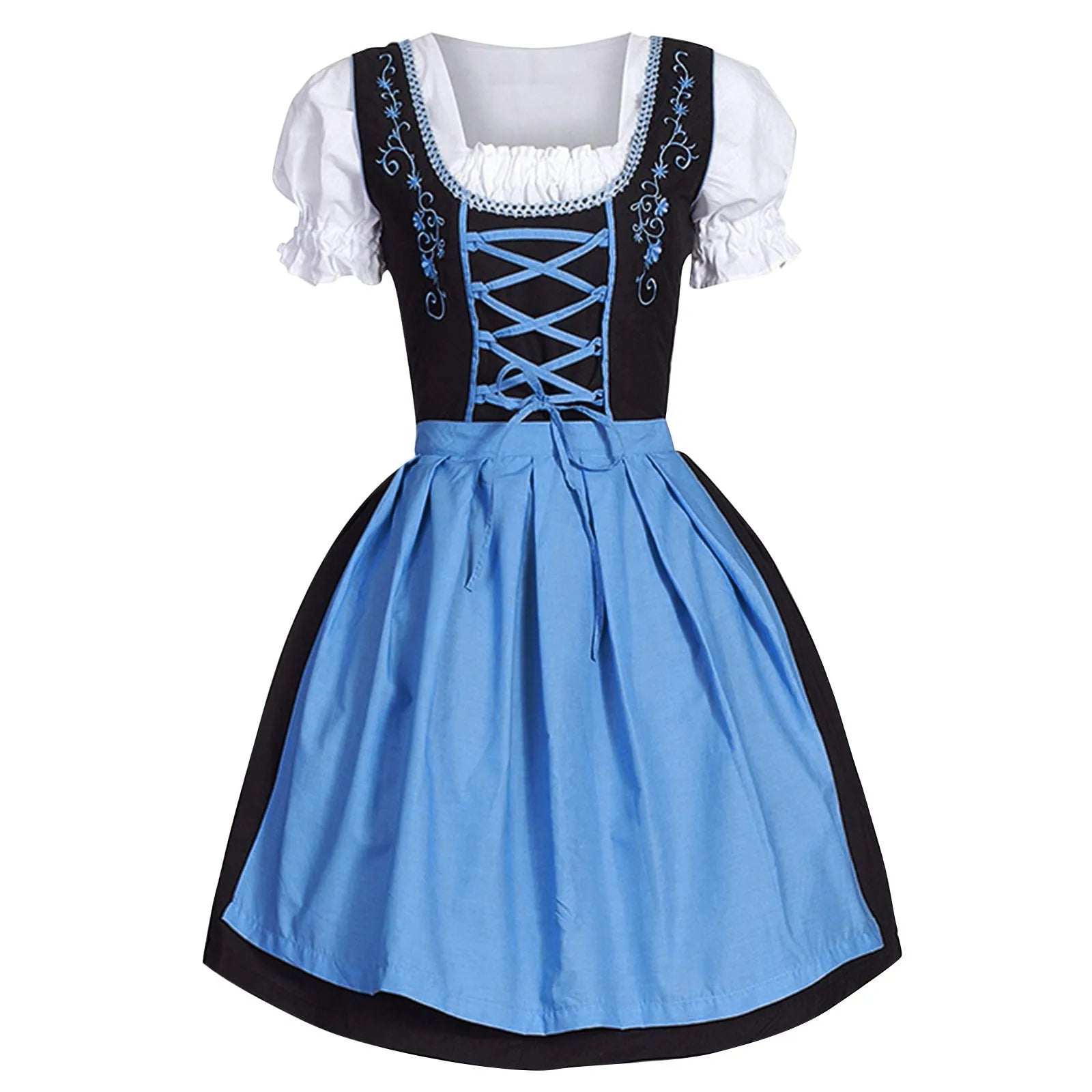 Square Neck German Dress for Oktoberfest Celebrations - Image 8