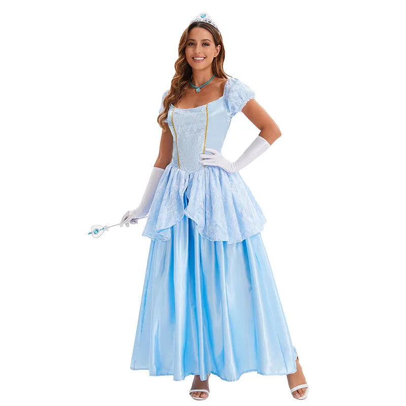 Fairy Tale Princess Cosplay Dress for Kids' Halloween - Image 4