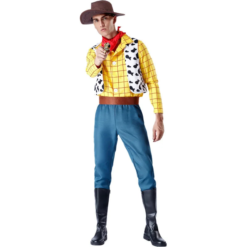 Unisex Cowboy Costume Set for Halloween and Parties - Image 4