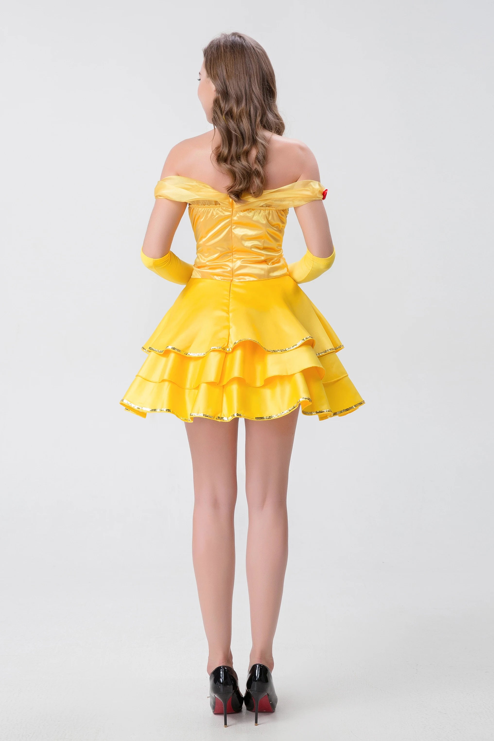 Enchanting Belle Princess Cosplay Costume for Halloween - Image 2