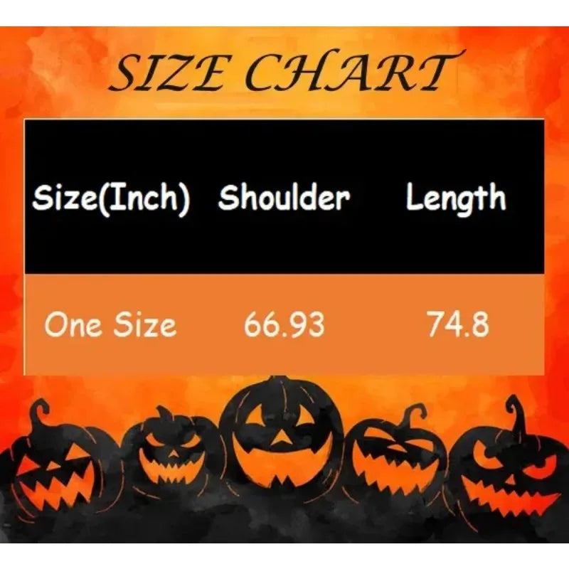 Unisex Halloween Ghost Costume with Hooded Tattered Cape - Image 10
