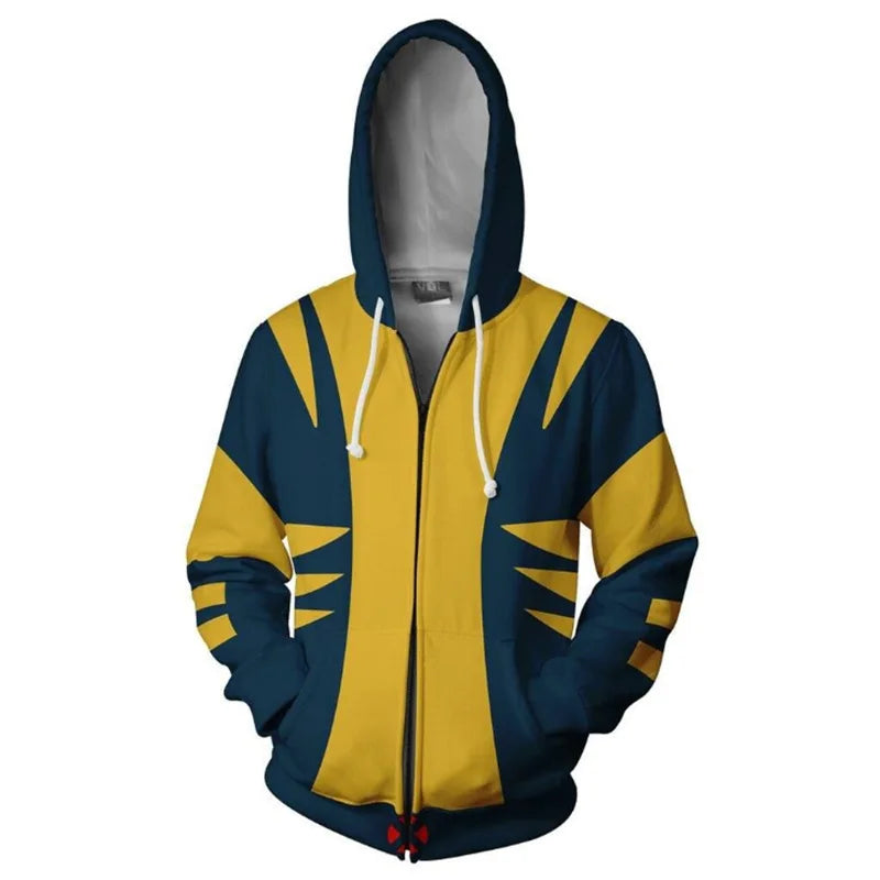 3D Wolverine Cosplay Hoodie - Unisex Costume Jacket - Image 5