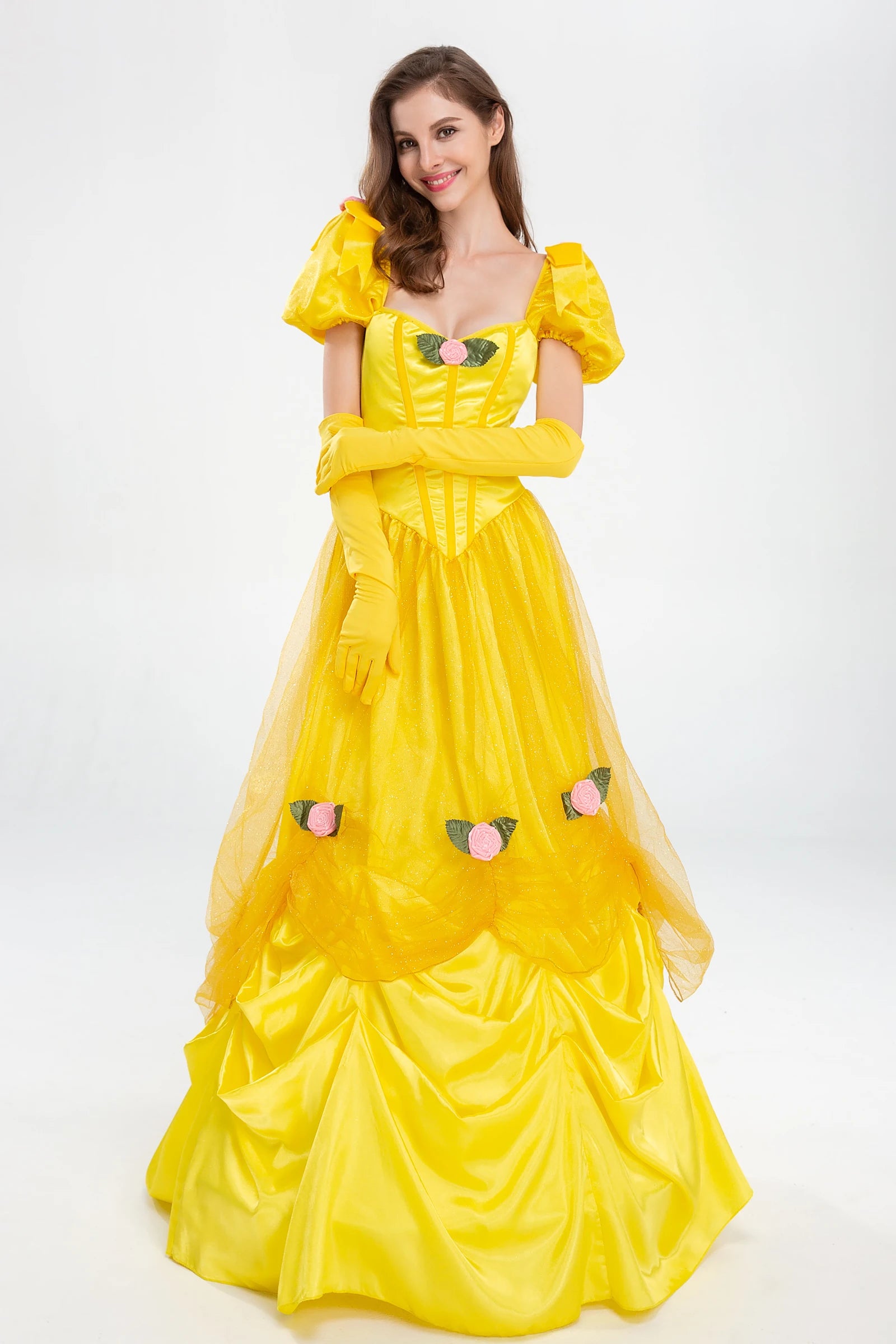 Fantasy Belle Princess Cosplay Costume for Halloween Parties - Image 11