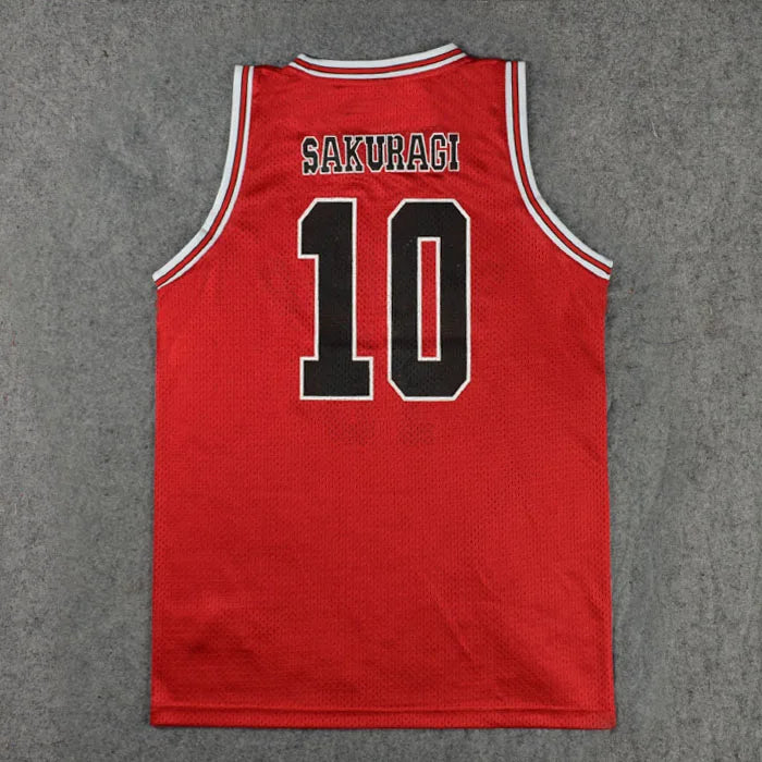 Shohoku High School Hanamichi Sakuragi Basketball Jersey Costume - Image 23