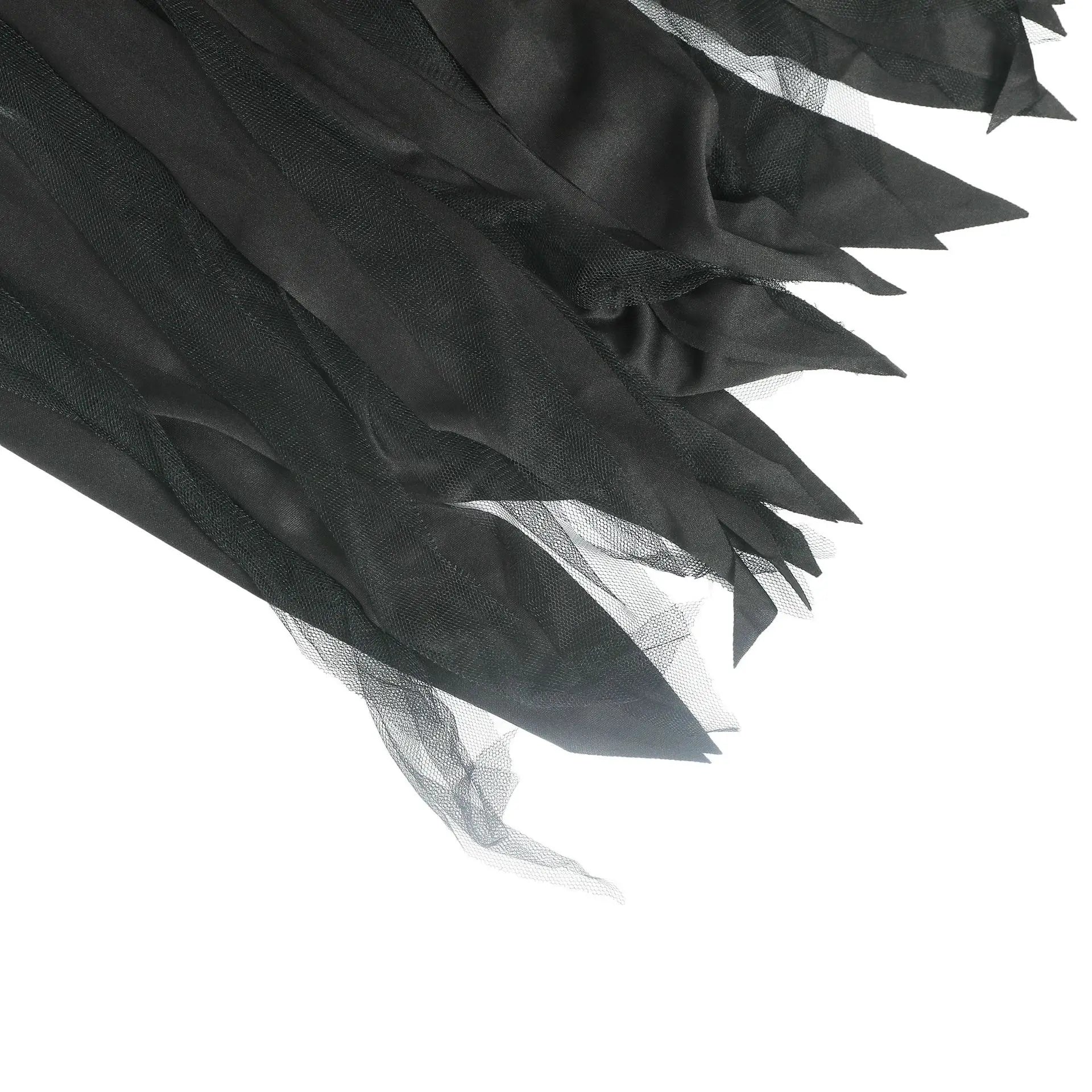 Dark Fallen Angel Costume with Wings for Halloween Cosplay - Image 30