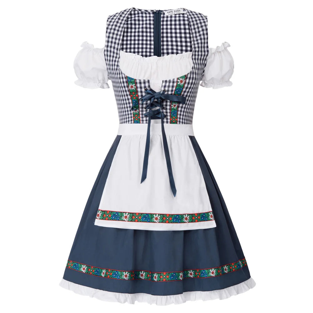 Elegant Bavarian Oktoberfest Women’s Cold Shoulder Dress Set - Image 28