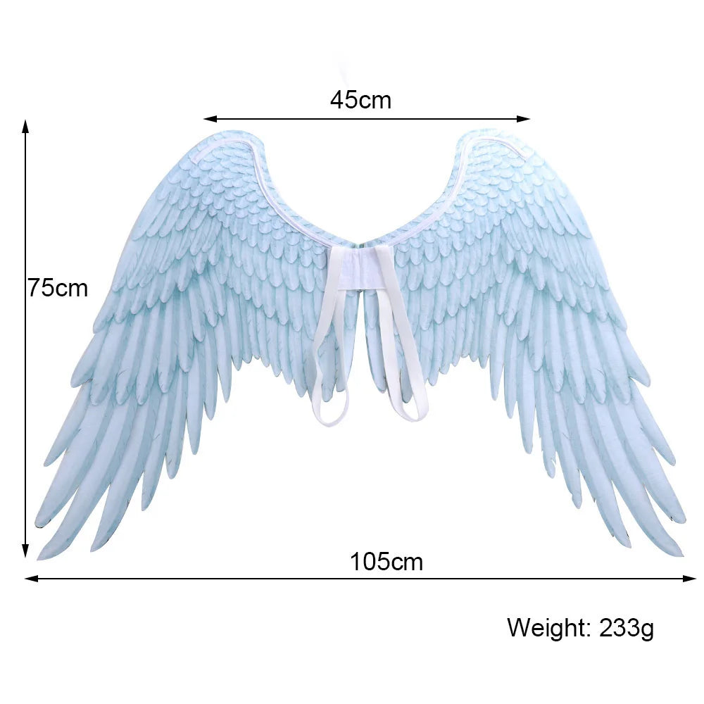 Rainbow Angel Wings Costume Prop for Adult Cosplay - Image 32