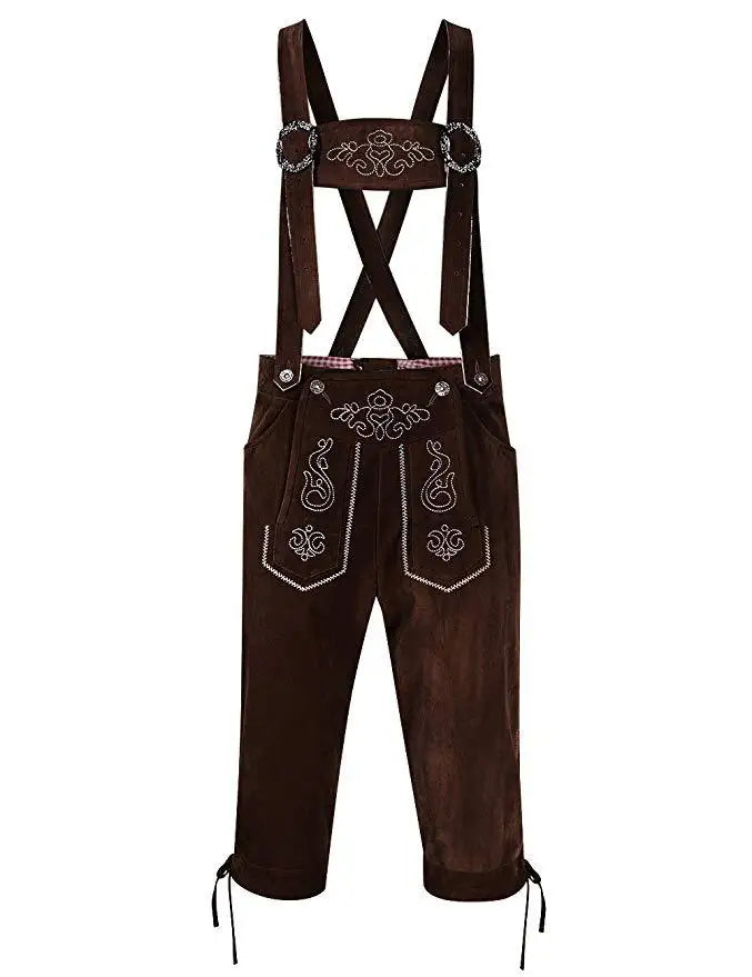 Traditional Bavarian Lederhosen Suspenders for Oktoberfest Costumes - Image 6
