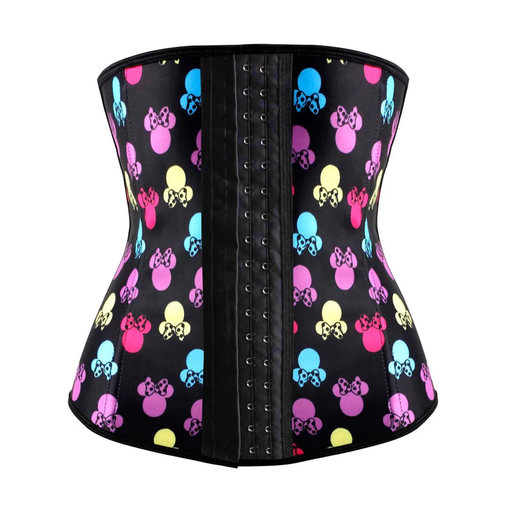 Steel Boned Underbust Latex Waist Trainer & Body Shaper - Image 13