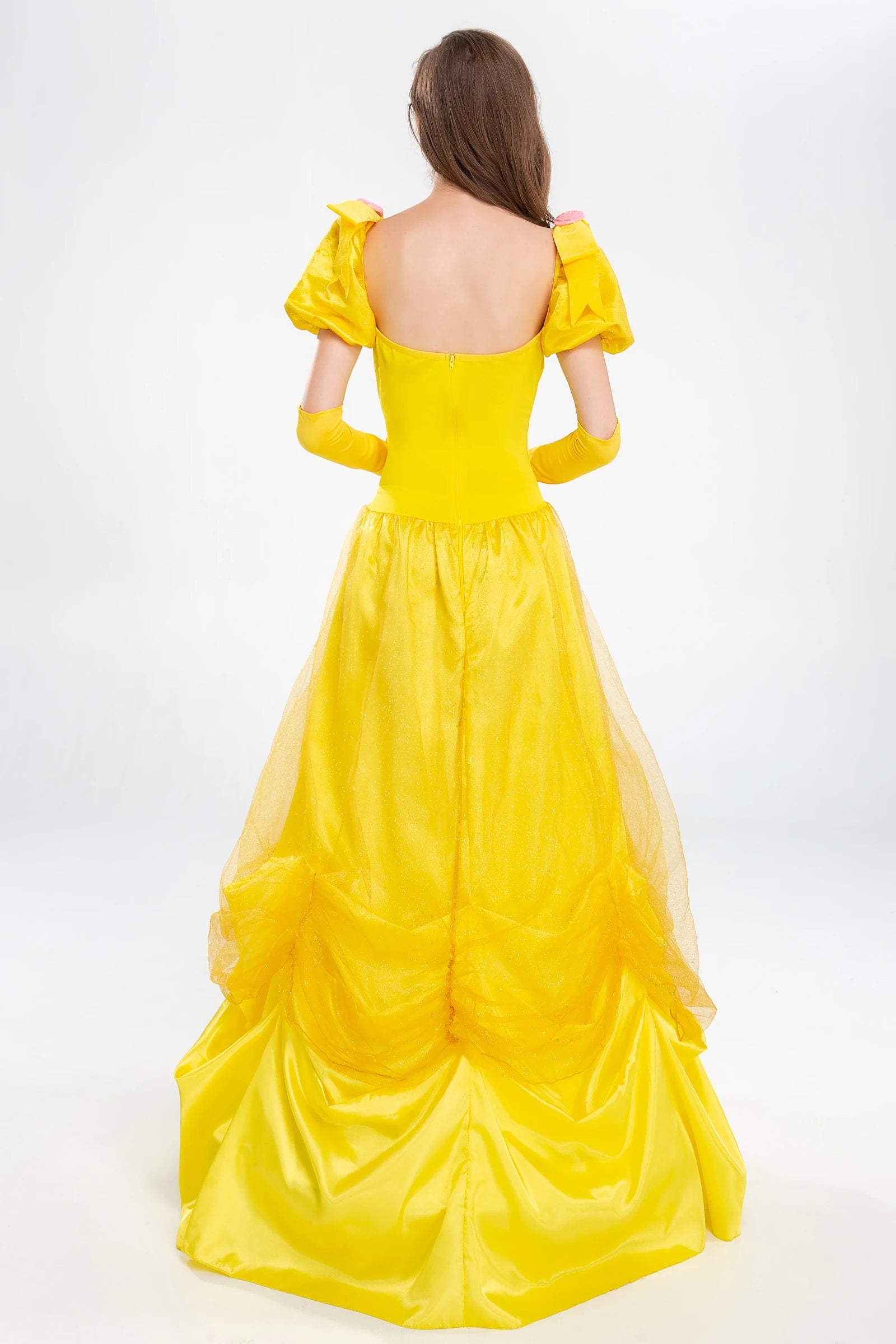 Fantasy Belle Princess Cosplay Costume for Halloween Parties - Image 3