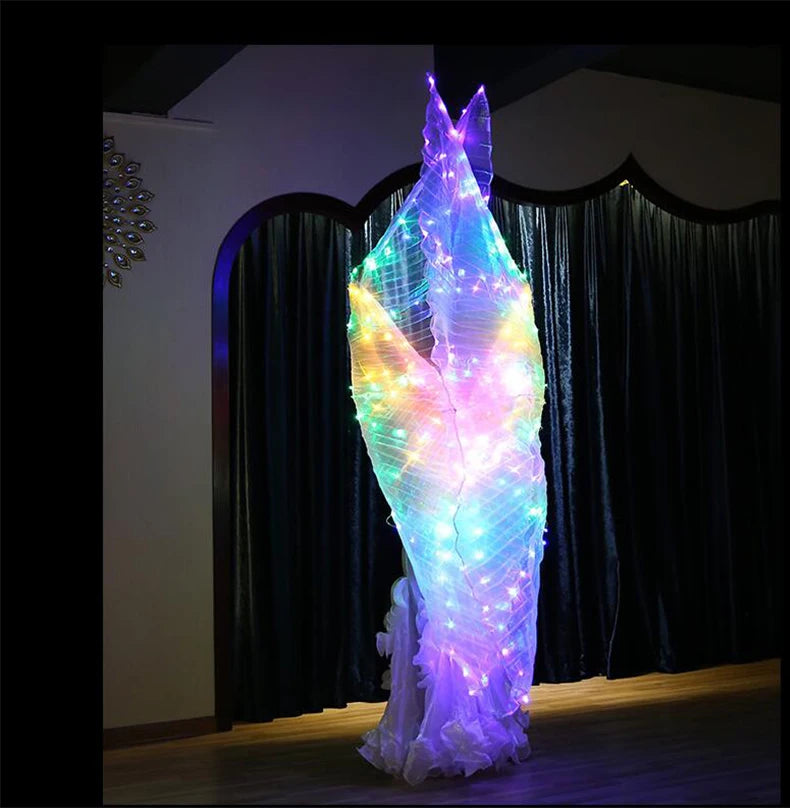 Fluorescent LED Butterfly Dance Wings for Performances - Image 41