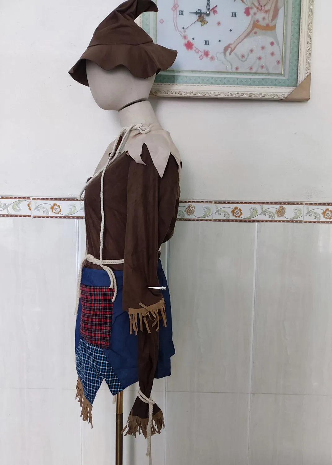 Enchanting Halloween Masquerade Scarecrow Witch Costume - Image 12