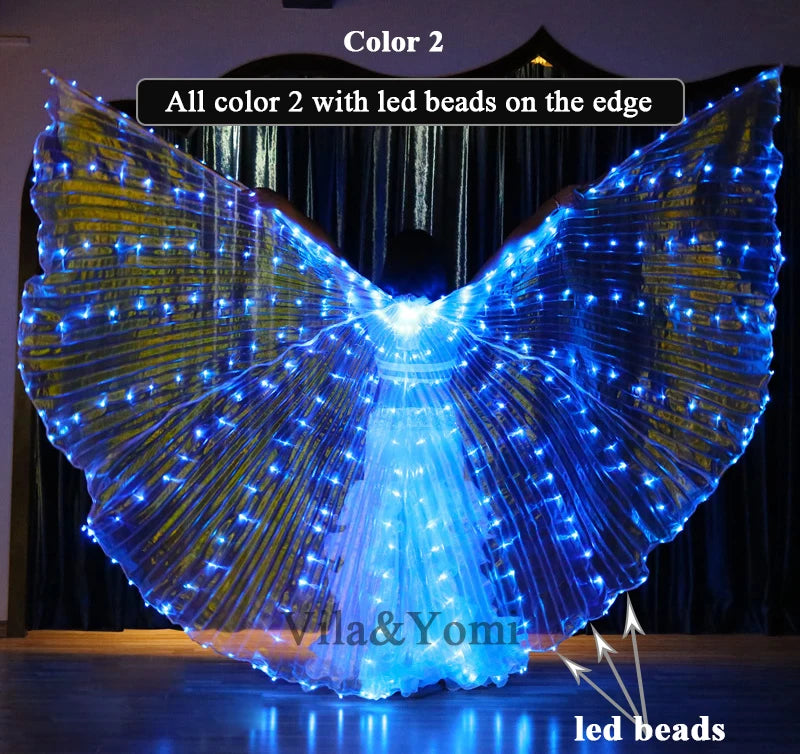 Fluorescent LED Butterfly Dance Wings for Performances - Image 42