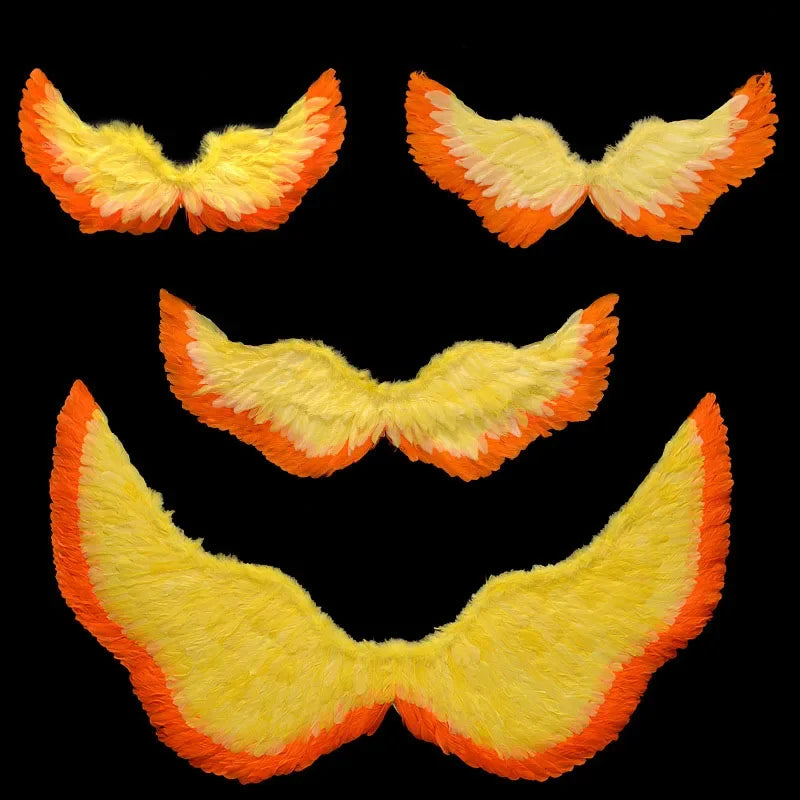 Angel Feather Wings Costume Props for Kids and Adults - Image 7