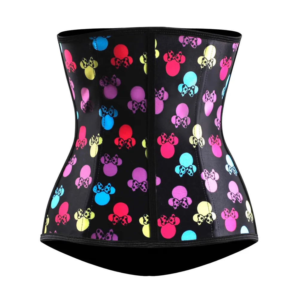 Steel Boned Underbust Latex Waist Trainer & Body Shaper - Image 6