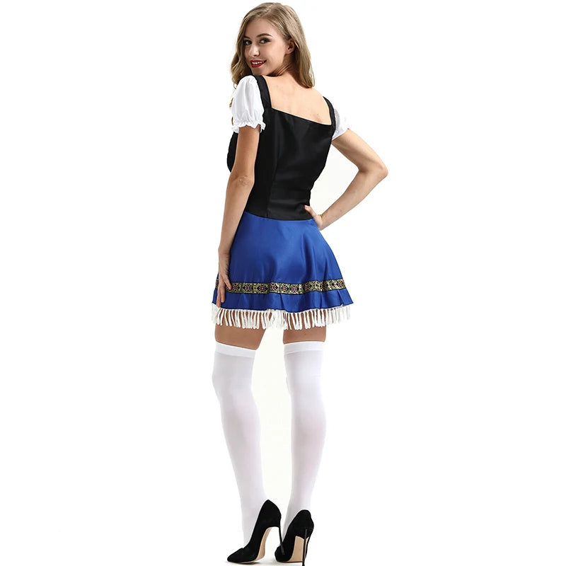 Bavarian Oktoberfest Maid Costume for Women - Image 15