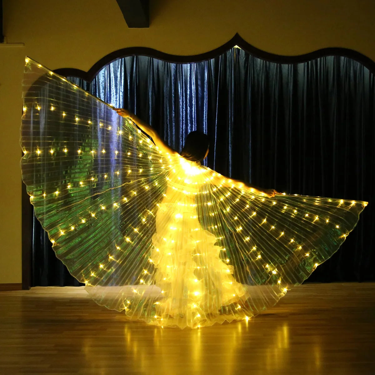 Fluorescent LED Butterfly Dance Wings for Performances - Image 35